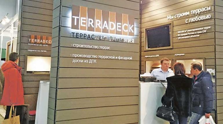 Террасы и вентфасады от компании «Террадек» на выставке «Деревянный дом - 2016»